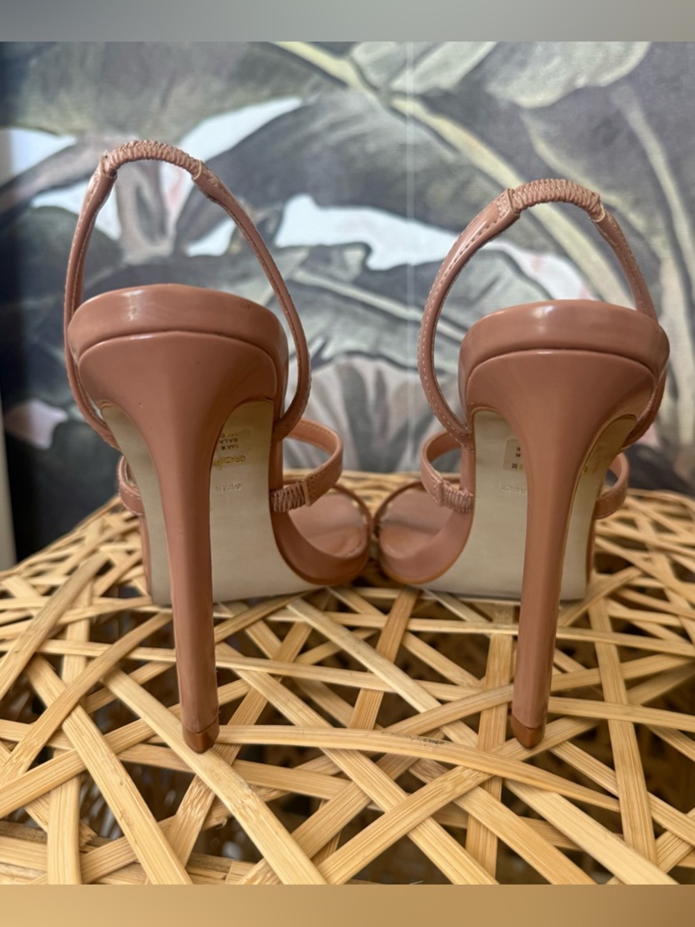 STEVE MADDEN nude beige Gracey heeled sandals strappy stiletto square open toe - Picture 3 of 7